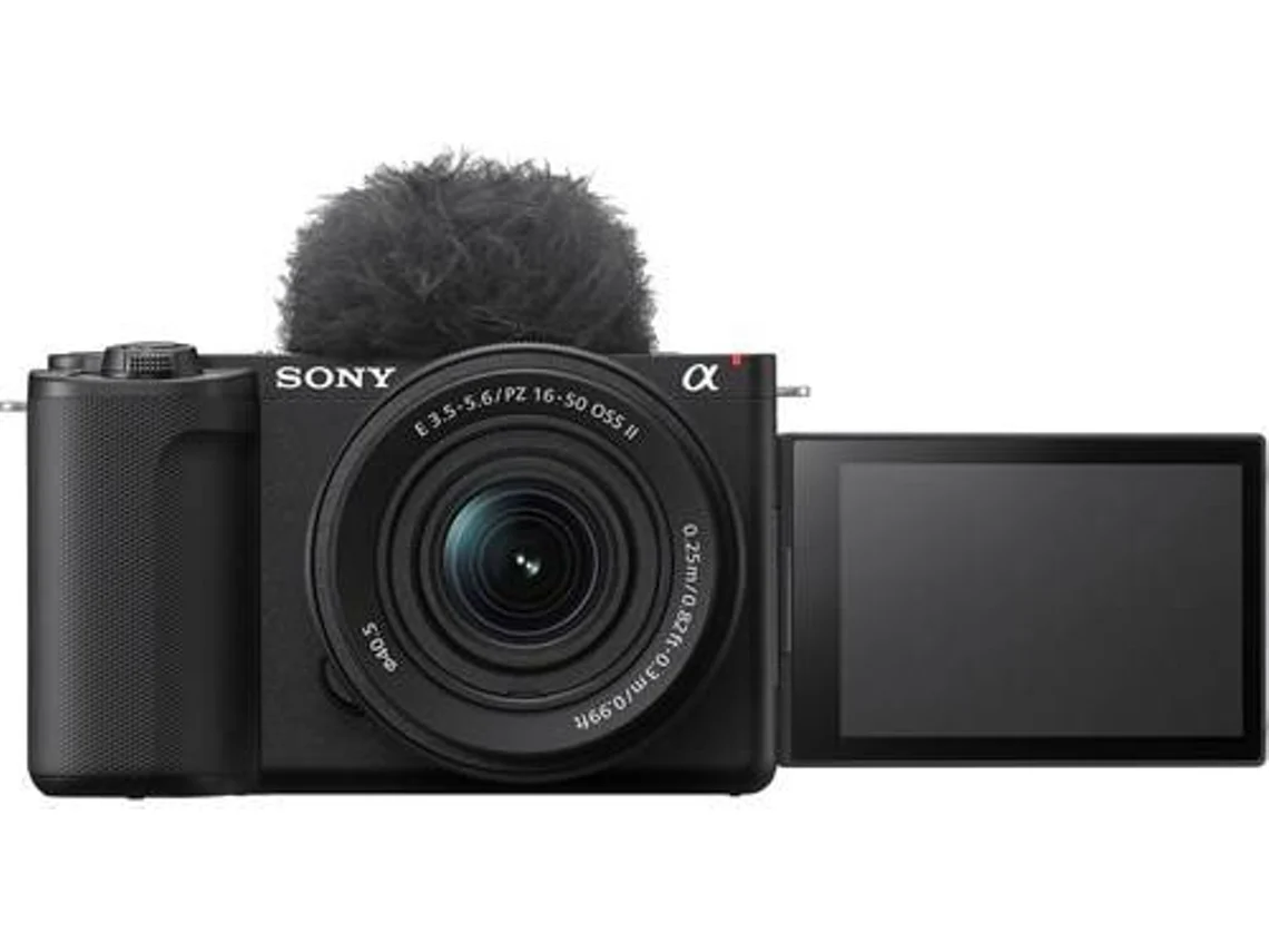 Máquina Fotográfica VLOG SONY ZV-E10 II + FE (Preto - 26 MP - ISO: 100 a 6400)