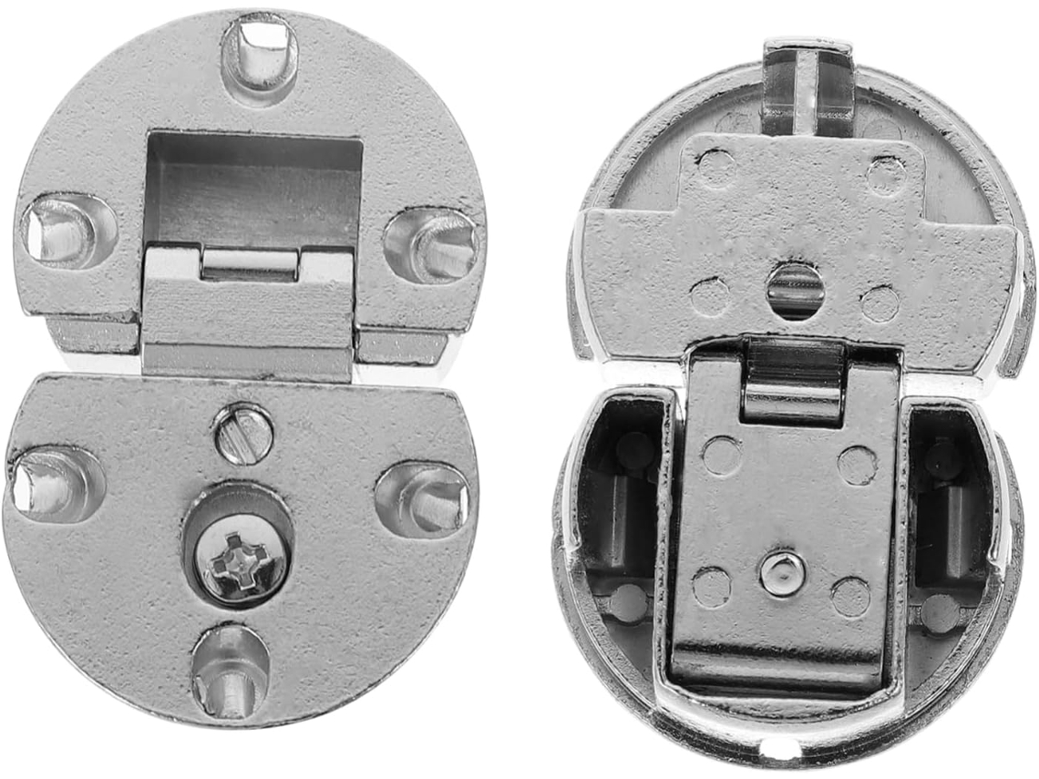 Conjunto De 4 Dobradiças Reforçadas Em Liga Zinco Para Portas