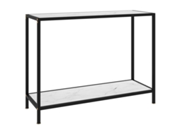 Console Table, Console Tables Vidaxl Branco Vidro (100 X 35 X 75 Cm)