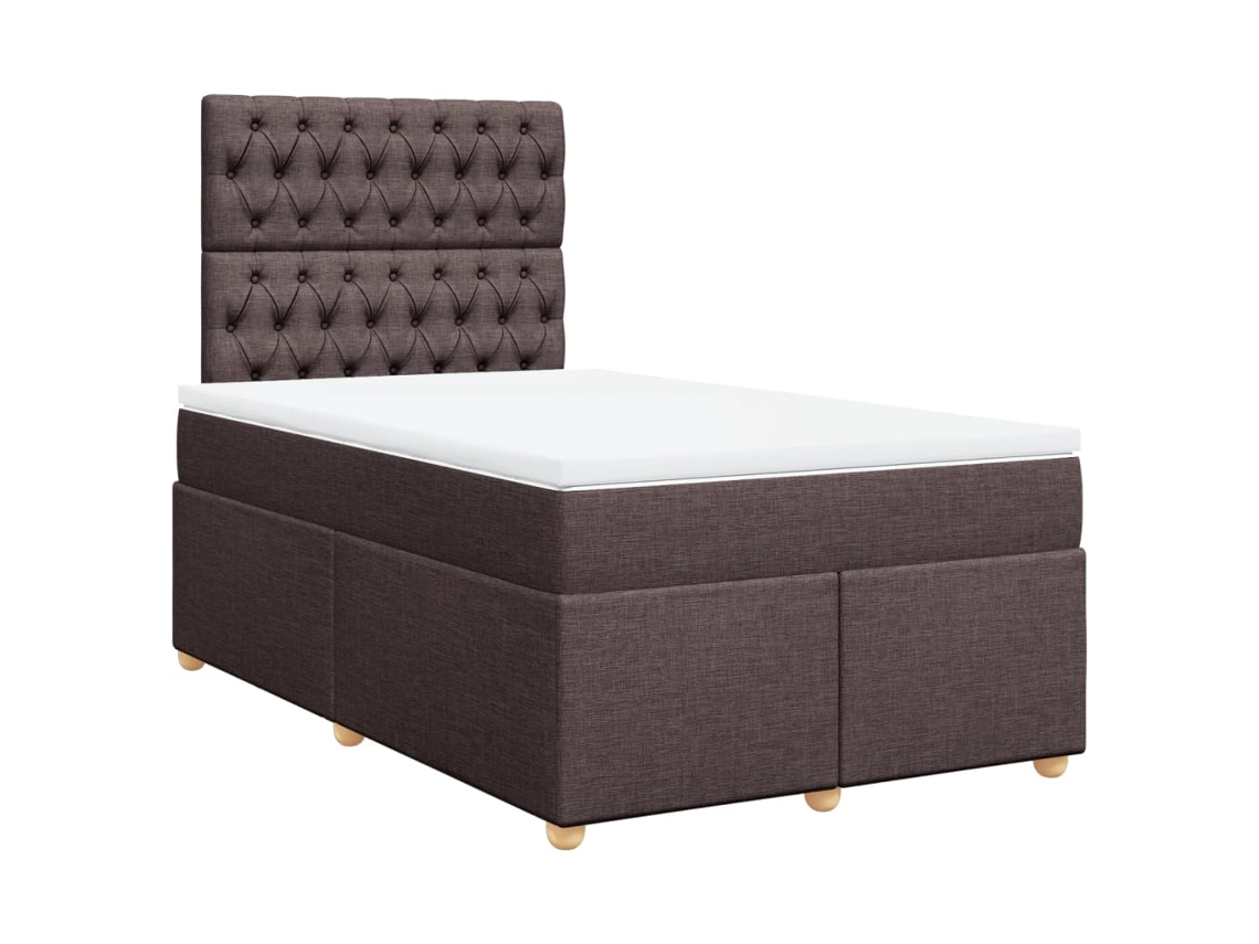 Box Spring Bed, Box Spring Beds Vidaxl Marrom Tecido (120 X 190 Cm)