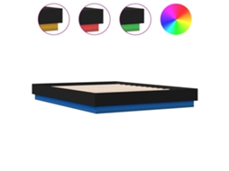 Estrutura de Cama com Led Sem Colchão MAISON EXCLUSIVE Preto (150x200 cm)