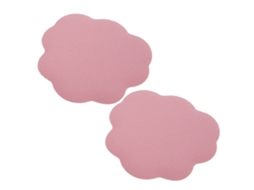 Palmilhas de Almofada para Dedo do Pé Saltos Altos Conforto Rosa