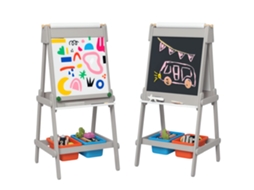Carrinho para animais, 3 em 1, dobrável, com bolsa, cesta, travão, 82x49,5x98cm, azul | S/MARCA