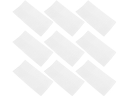 Capas protetoras para envio de itens eletrônicos valiosos, espuma branca, pacote com 100 unidades.