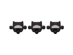 Caixa De Junção Elétrica Externa À Prova D'água Ip68 Com Conector Cabo 3 Vias Para 5, 5 Mm A 10, 2 Mm(pacote Com 8)