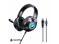 Headset Gaming Com Microfone Cancelamento De Ruído Led Som Estéreo 3,5 Mm