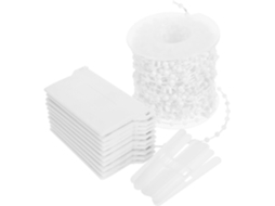 Acessórios Para Persianas Verticais De 89mm, Kit De Reparo Branco