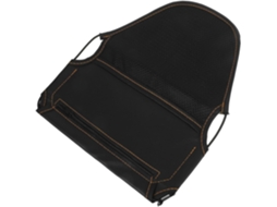 Bolsa Organizadora Para Motocicleta Selim, Preta, Sintético Couro Feita E Tecido.
