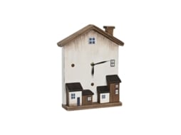Tafelklok Dkd Home Decor Branco Casas 26 X 7 X 31 Cm