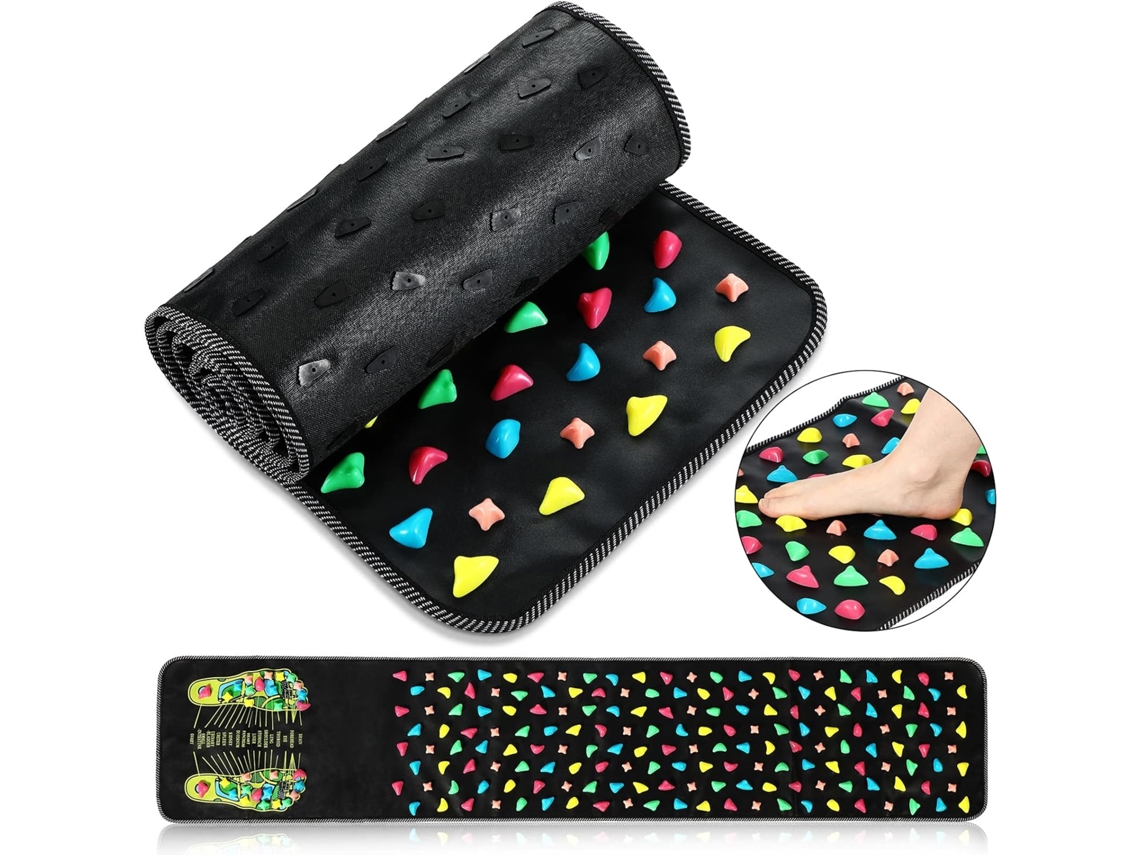 Tapete Massageador de Pés com Acupressão para Saúde e Caminhada MDUG (120x35cm)