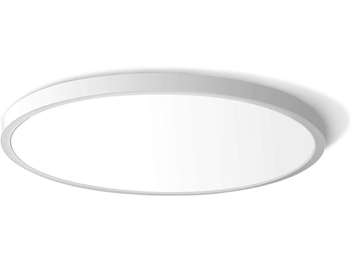 Luminária De Teto Led Embutida De 12 Polegadas - 3200lm 5000k Luz Branca Dia Moderna