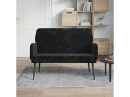 Vidaxl Banco 108x79x79 Cm Veludo Preto