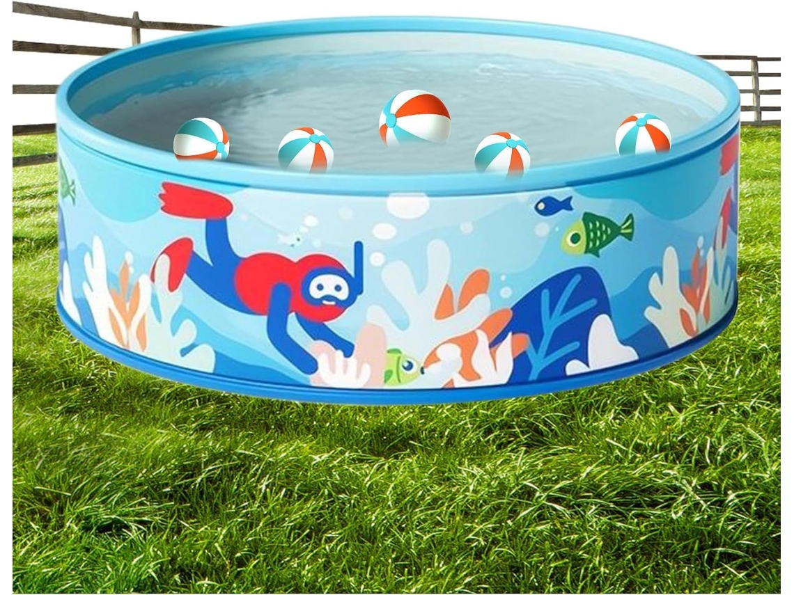 Piscina Portátil | Piscina Infantil Piscina Redonda E Grossa De Pvc Para Jardim, Adultos E Quintal Vayotoy