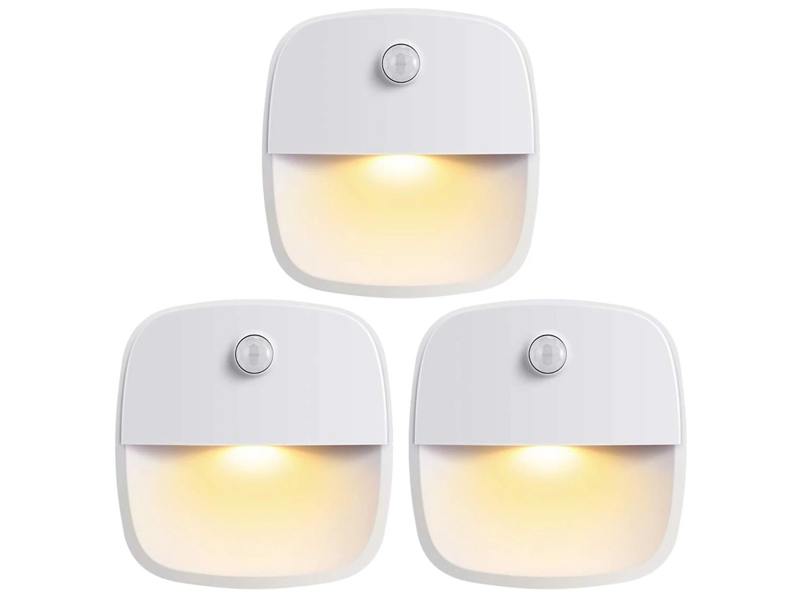 Led, Luz Noturna Usb com Sensor de Movimento, 3 Modos 7, 4* 7 BRILVIBERA