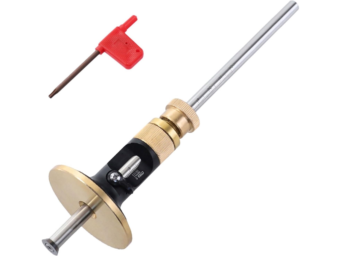 Ferramenta De Marcação Para Carpinteiros Em Liga De Alumínio, Ajuste Fino De 0,2 Mm.