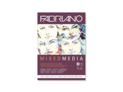 Bloco Mixed Media Fabriano 250Gr A4 40 Fls