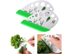 Rebe - Extrator de Folhas de Ervas em Aço Inoxidável com 9 Furos: Ferramenta 2 em 1 para Couve e Vegetais