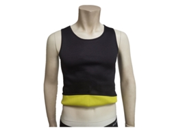 Top De Treino Com Efeito Sauna Amarelo 2xl*