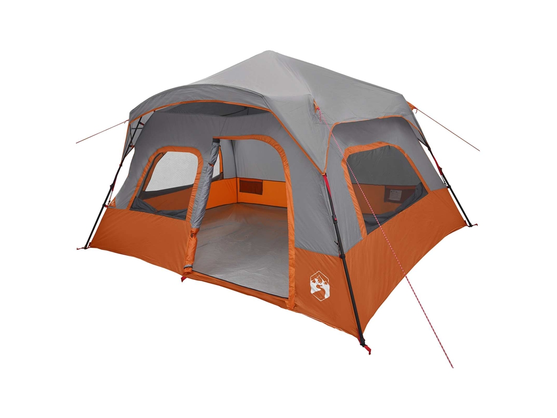 Vidaxl Barraca Instantânea Cinza E Laranja 340 X 280 X 190 Cm