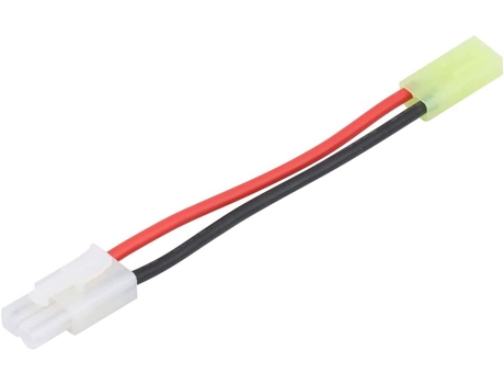 Peça para Telecomandados YUNIQUE GREEN-CLEAN-POWER 1 Peça Cabo 16Awg Cm 13 Adaptador de Ficha Tamiya Grande Macho