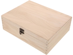 Organizador Multifuncional Para Joias Em Madeira Natural, Estilo Rústico, Grande Capacidade.