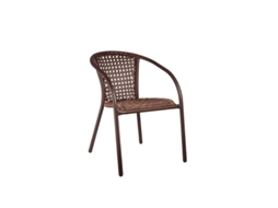 Sillon Aluminio Ratan Marron 30b Dl