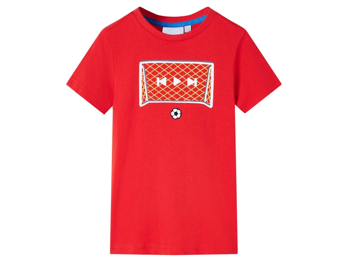 T-shirt Infantil Vermelho 92