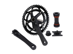 2026altiro-set De Biela De Bicicleta De Alumínio Preto 130bcd 8-9 Velocidades Cnc Hollow Tooth Para Montanha
