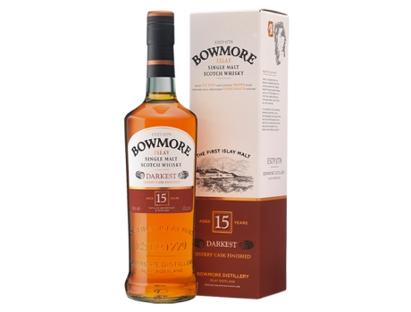 Whisky Malte Bowmore Darkest 15 Anos