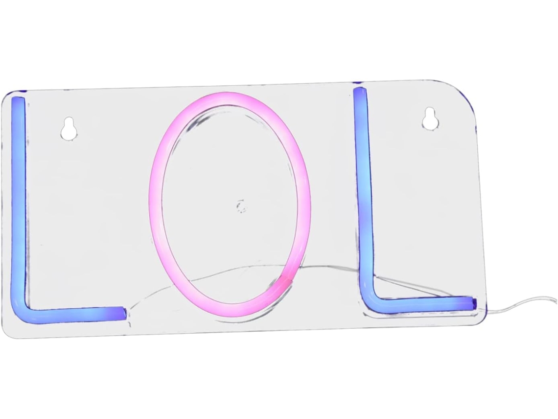 Luminária de Néon Led Decorativa, Placa Luminosa de Parede, Luz Noturna para Uso Interno. SFUSHOS