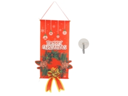 Laxiscreed Painel De Porta Noel Em Madeira Com Laço, Cervo E Letras Para Decoração De Interior
