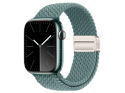 Bracelete Para Apple Watch 42/44/45/46/49mm Verde Agulha De Pinheiro Cuich