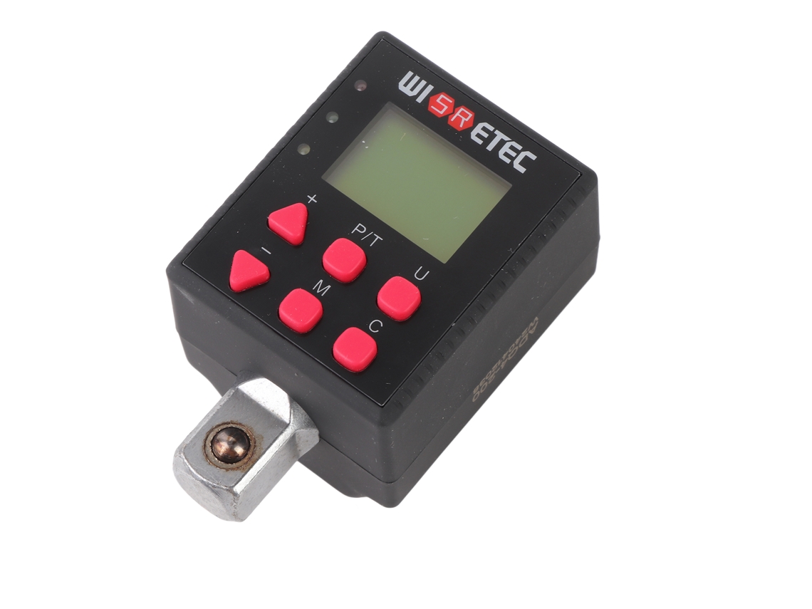 Medidor de Torção Digital com Display Retroiluminado, Chave Tester, 2 Modos, 5 Unidades, Buzzer, LED | S/MARCA
