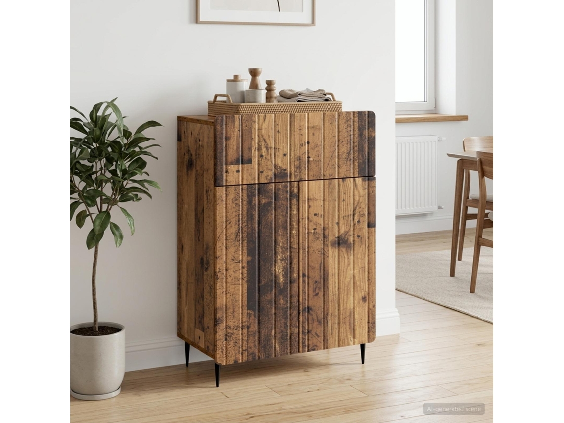 Vidaxl Buffet Madeira Antiga 66 X 34,5 X 92 Cm Derivados De Madeira