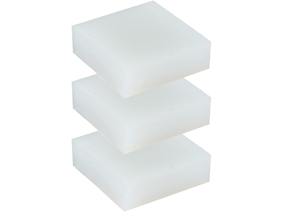 Almofada De Silicone Translúcida (100 X 100 10 Mm, 3 Unidades, 30 Mm)