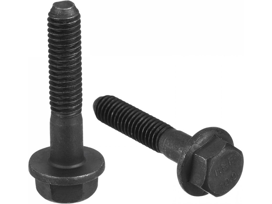Parafusos de Flange Sextavados M6x30mm , 10 Pçs, Aço Carbono Grau 10.9 CHABERLU
