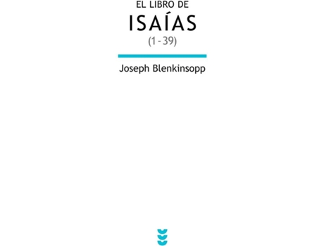 Livro El Libro De Isaías 1-39 de Joseph Blenkinsopp (Espanhol)