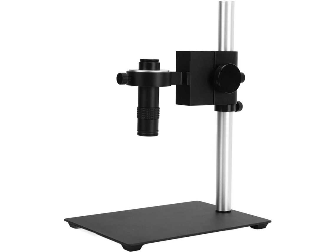 Kit De Microscópio Industrial Com Suporte Eletrônico Para Lentes, Conjunto
