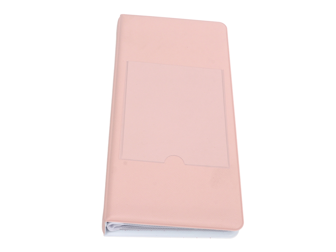 2026 álbum de Fotos Con Bolsillos Cubierta Pu para Cumpleaños Navidad Mini Tarjetas