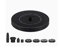 Fonte Solar Redonda, 16 Cm De Diâmetro — De Jardim, Comedouro Para Pássaros, Para Pátio, Flutuante