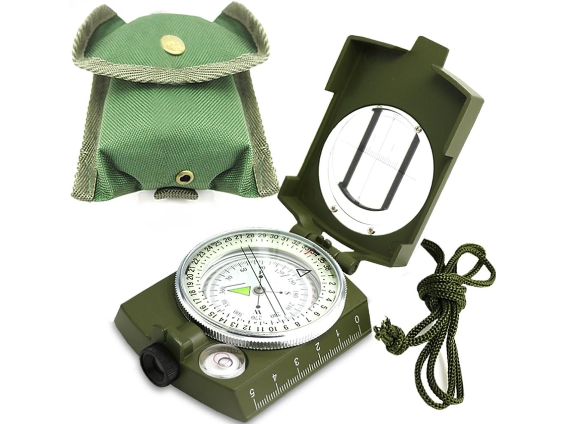 Bússola Profissional para Camping, Multifuncional, Resistente à Água AQUAFORGE