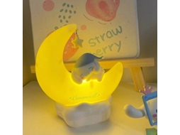 Luminária Noturna Led, Formato De Lua, Tema De Anime, Para Quarto, Cabeceira, Sala De Estar E Ambiente Acolhedor