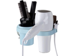 Suporte Para Secador De Cabelo Em Aço Inoxidável, Armazenamento Multifuncional Ferramentas Com Material Sus304 Durável, Design Compacto Mont