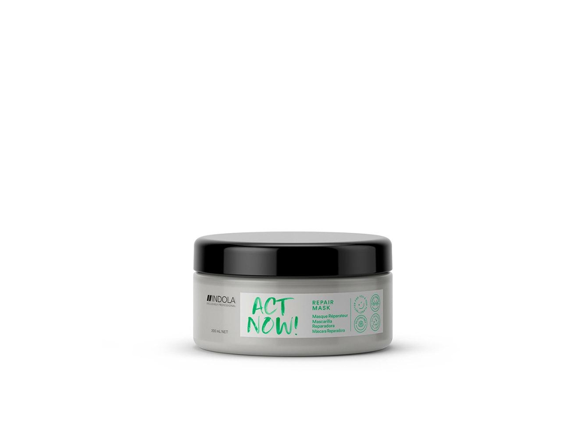 Indola Act Now Repair Máscara para O Cabelo Unisexo 200 Ml