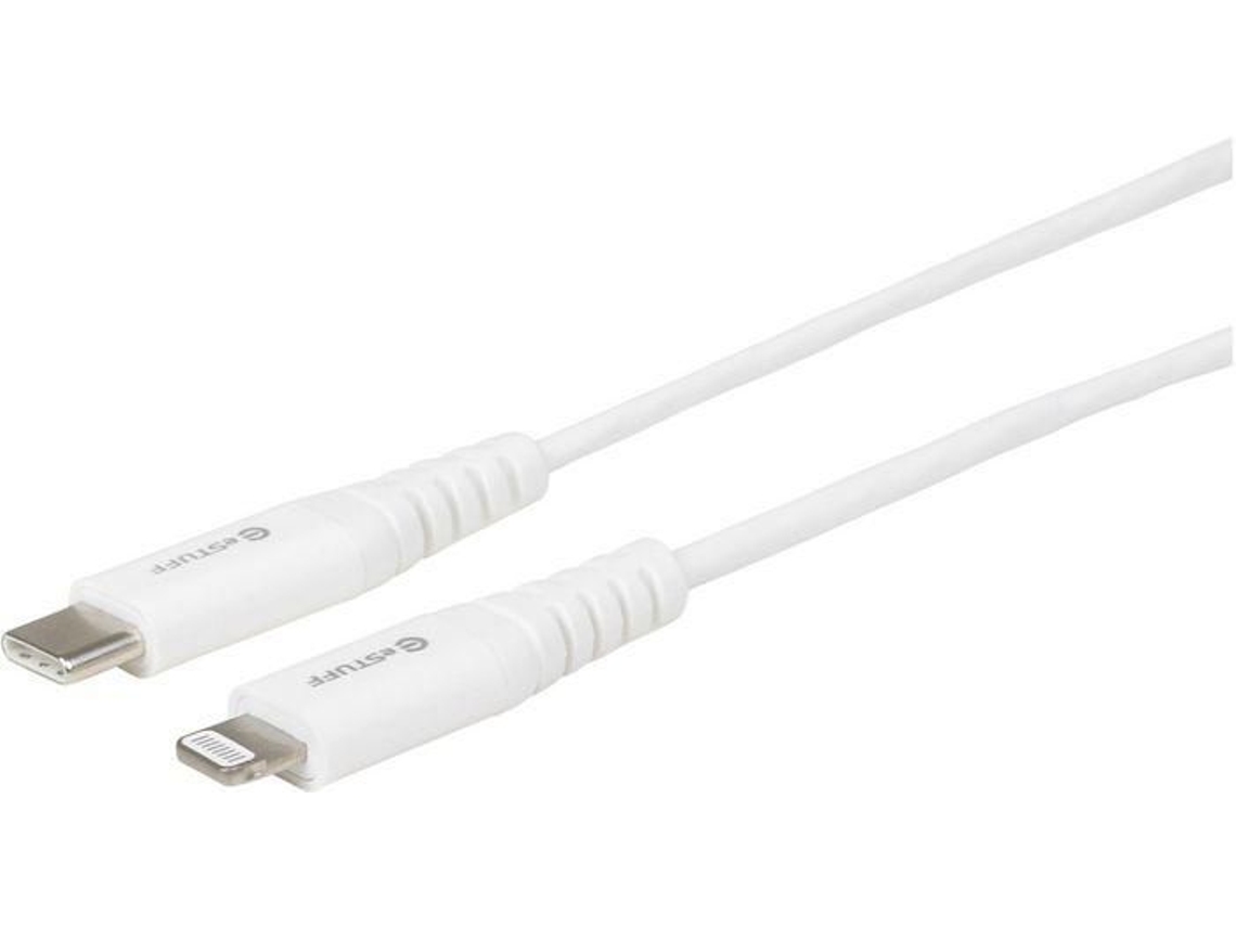 Cabo Usb-C Lightning Mfi ESTUFF Branco