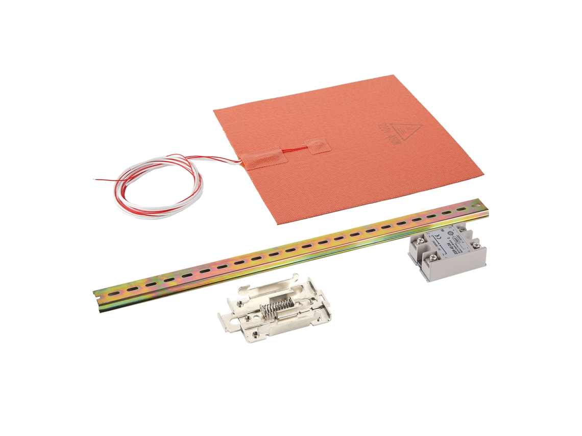 Conjunto De Aquecedor De Silicone Para Impressora 3d, Cama Quente 250x250mm, 450w, Rele Ssr, Suporte De Tapa Deslizante