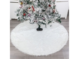 Falda De Árvore De Natal Branca De 78 Cm, Suave E Resistente, Para Interior E Exterior, Ideal Para Decoração Natalina