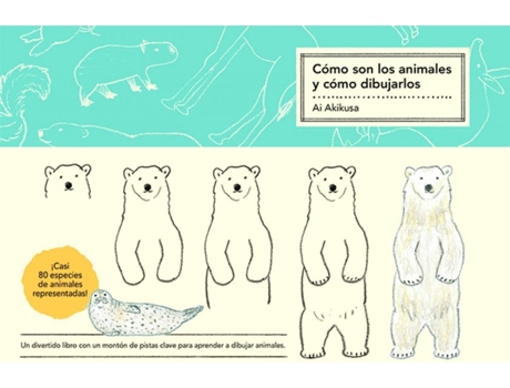 Livro Cómo Son Los Animales Y Cómo Dibujarlos de Ai Akikusa (Espanhol)