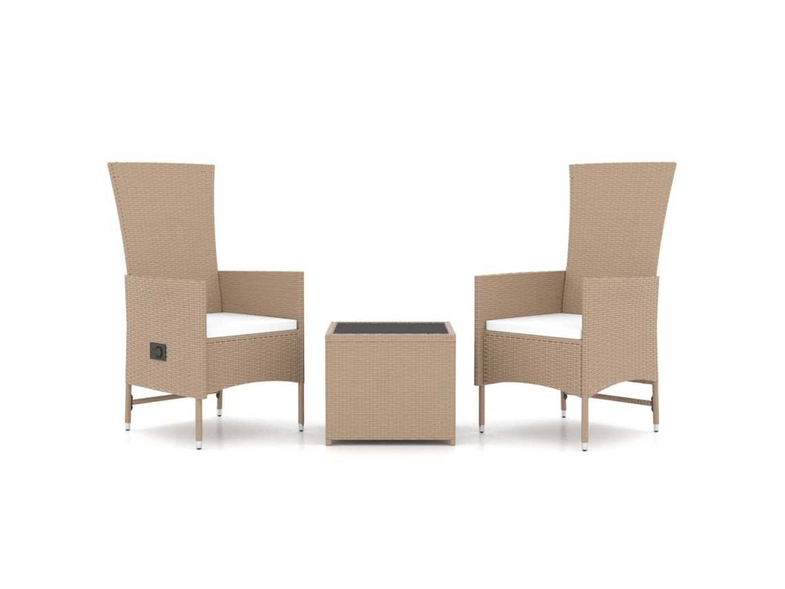 Garden Lounge Set, Garden Lounge Sets Vidaxl Bege Rattan / Vime (n/a)