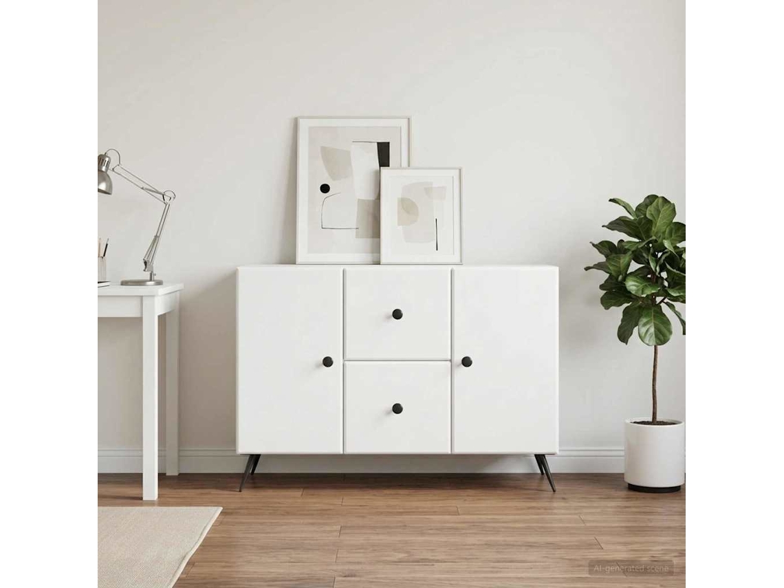 Vidaxl Buffet Branco 89 X 34,5 X 60 Cm Derivados De Madeira